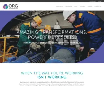 Orginc.com(Transforming organizations through collaboration) Screenshot