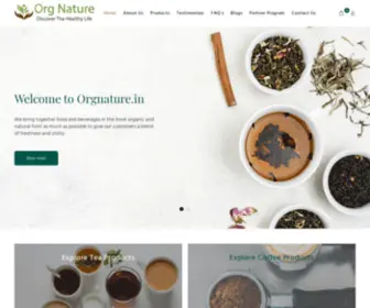 Orgnature.in(Discover The Healthy Life) Screenshot