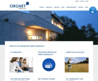 Orgnet.ch(Startseite) Screenshot