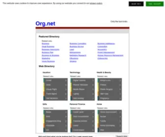 ORG.net(ORG) Screenshot
