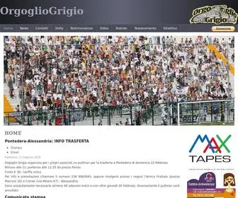 Orgogliogrigio.it(Benvenuti nel sito dell'associazione Orgoglio Grigio) Screenshot