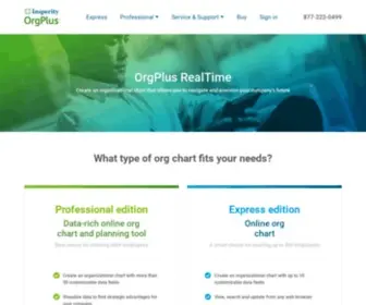 Orgplus.com(Best Organizational Chart Software for Businesses) Screenshot