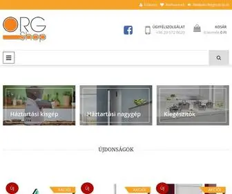 Orgshop.hu(Kezdőlap) Screenshot