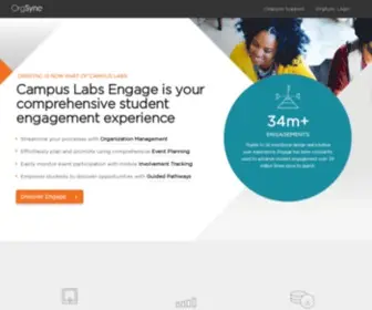 Orgsync.com(The Most Comprehensive Student Engagement Platform) Screenshot