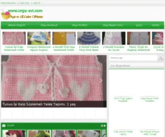 Orgu-EVI.com(Örgü Dantel ve El işleri Sitesi) Screenshot