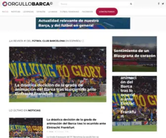 Orgullobarca.com(Més que un Club) Screenshot