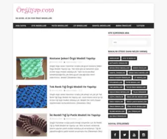 Orguyap.com(En Güzel Ve En Yeni Örgü Modelleri) Screenshot