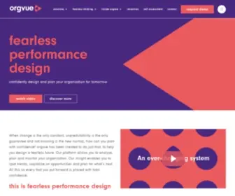 OrgVue.com(Fearless performance design) Screenshot