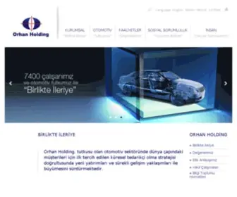 Orhanholding.com(ORHAN HOLDING) Screenshot