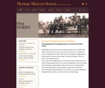 Orheritage.org(The mission of the Heritage Museum) Screenshot