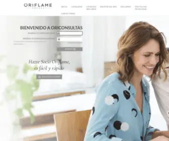 Oriconsultas.com(Oriflame) Screenshot