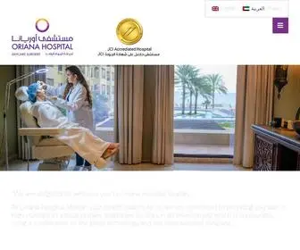 Oriana-Hospital.com(Oriana Healthcare) Screenshot