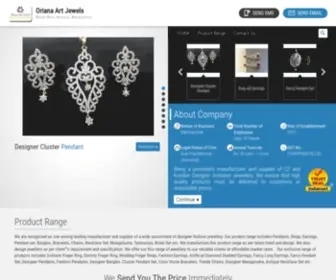 Orianaartjewels.com(Oriana Art Jewels) Screenshot