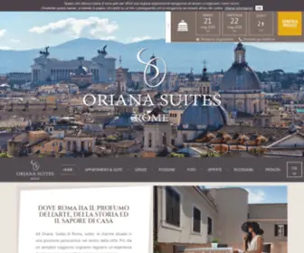 Orianasuitesrome.com(Suites in centro storico a Roma) Screenshot