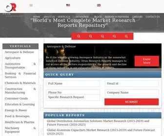 Orianresearch.com(Orian Research Consultants) Screenshot