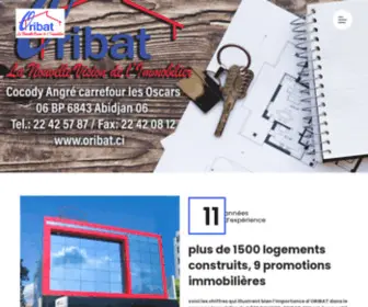 Oribat.net(La nouvelle vision de l immobilier) Screenshot