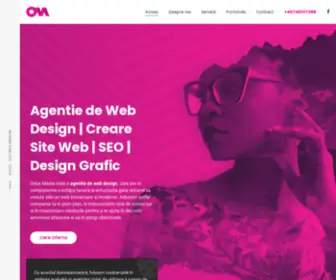 Oricemedia.ro(Agentie de web design) Screenshot