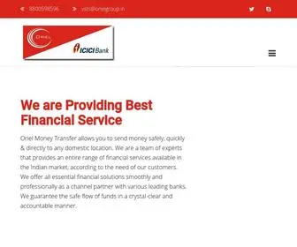 Orielmoney.co.in(Oriel financial solutions pvt) Screenshot