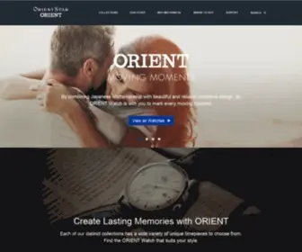 Orient-Watch.com(ORIENT Watch Global Site) Screenshot