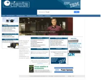 Orienta.cl(ORIENTA asesora a las empresas en agregar nuevas tecnologías de información (TI)) Screenshot