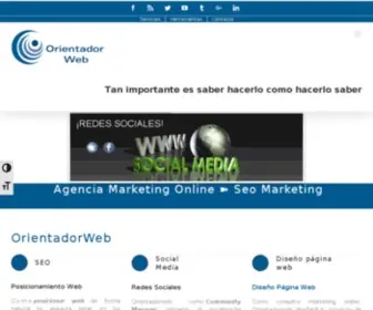 Orientadorweb.com(Como posicionar web) Screenshot