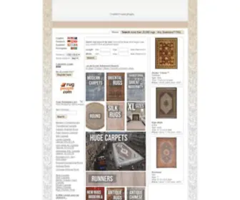 Oriental-Carpets.com(Large and oversized oriental carpets) Screenshot