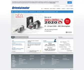 Oriental-Motor.co.uk(Oriental Motor Europa GmbH) Screenshot