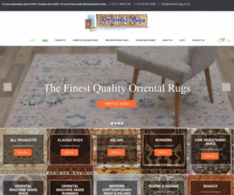 Oriental-Rugs.co.za(Your quality persian rugs online. oriental rugs) Screenshot