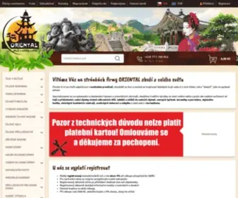 Oriental.cz(ORIENTAL Zboží z celého světa) Screenshot