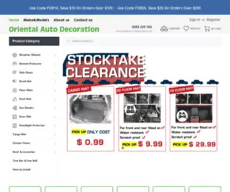 Orientalauto.com.au(OAD4X4 Accessories) Screenshot