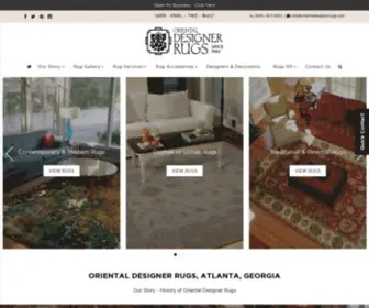 Orientaldesignerrugs.com(Atlanta Rug Store) Screenshot