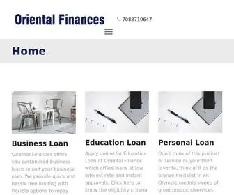 Orientalfinances.com(Oriental Finance) Screenshot