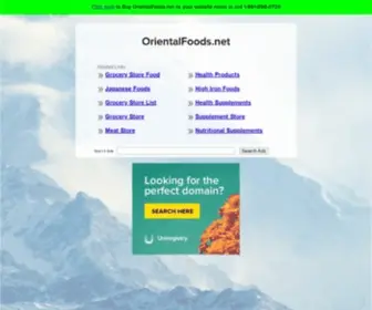 Orientalfoods.net(Orientalfoods) Screenshot