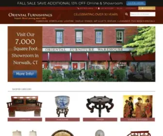 Orientalfurnishings.com(Oriental Furniture & Asian Decor) Screenshot