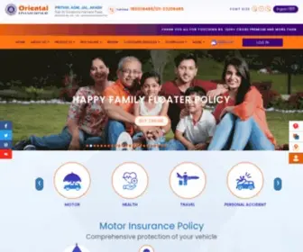 Orientalinsurance.org.in(OICL) Screenshot