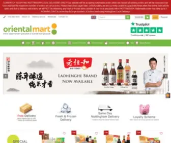 Orientalmart.co.uk(Oriental Food Store) Screenshot