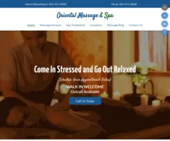 Orientalmassageonline.com(Massage & Spa Treatments) Screenshot