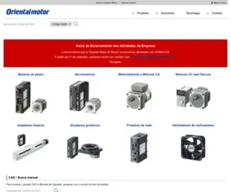 Orientalmotor.com.br(Oriental Motor do Brasil ltda) Screenshot