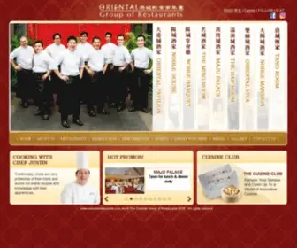Orientalrestaurants.com.my(The Oriental Group) Screenshot