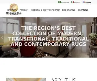 Orientalrugscompany.com(Oriental Rugs Company) Screenshot