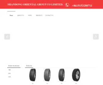 Orientaltyre.com(Oriental tyre) Screenshot