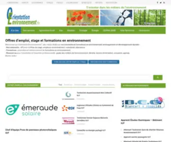 Orientation-Environnement.com(Emploi) Screenshot