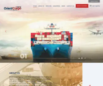 Orientcargoagency.com(Orient Cargo) Screenshot