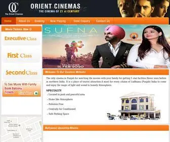 Orientcinemas.com(Orient cinemas) Screenshot