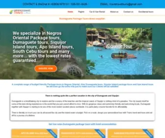 Orientcoast.com(Package Tours in Negros Oriental) Screenshot