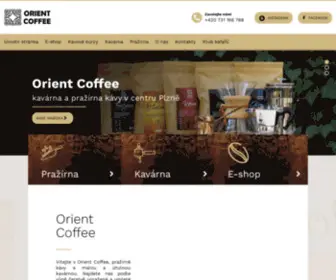 Orientcoffee.com(Úvodní stránka) Screenshot