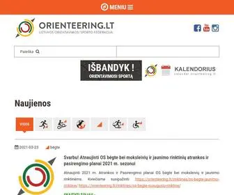 Orienteering.lt(Lietuvos orientavimosi sporto federacija) Screenshot