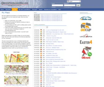 Orienteeringonline.net(Orienteeringonline) Screenshot