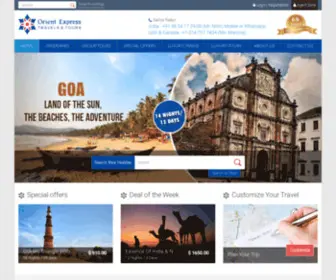 Orientexpress.in(Tour and Travel Packages for Rajasthan) Screenshot