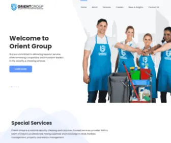 Orientgroup.com.au(Security & Maintenance Services) Screenshot